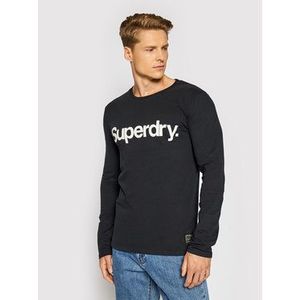 Superdry S dlhými rukávmi Military Ls Graphic M6010385A Čierna Regular Fit vyobraziť