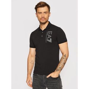 EA7 Emporio Armani Polokošeľa 6KPF16 PJ03Z 1200 Čierna Regular Fit vyobraziť