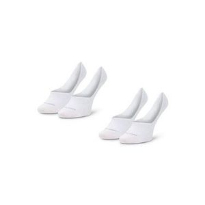 Calvin Klein Súprava 2 párov krátkych ponožiek dámskych 100001902 Biela vyobraziť