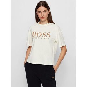 Boss Tričko C_Evina_Active 50457388 Béžová Relaxed Fit vyobraziť