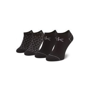 Calvin Klein Súprava 2 párov kotníkových ponožiek dámskych 100001812 Čierna vyobraziť
