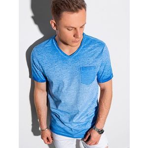 Trendové modré tričko S1388 vyobraziť