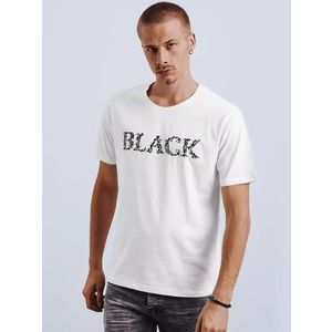 Štýlové biele tričko Black vyobraziť