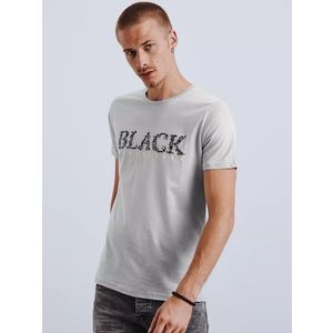 Štýlové šedé tričko Black vyobraziť