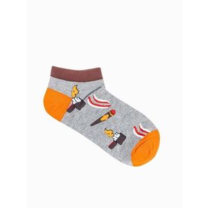 Zábavné šedé ponožky Smoker U174 vyobraziť