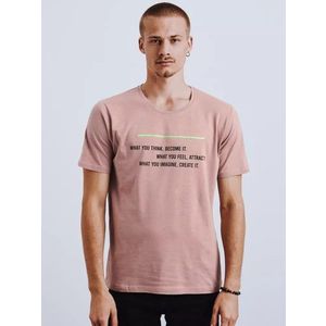 Ružové tričko s motivačnou potlačou vyobraziť