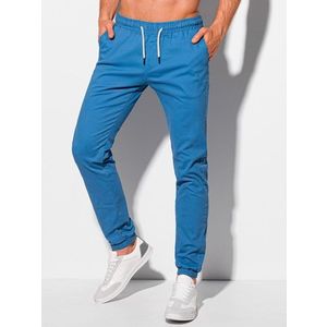 Pohodlné modré jogger nohavice P1091 vyobraziť