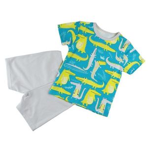 Chráněné dílny AVE Strážnice Detské pyžamo s krátkym rukávom s krokodýlmi - 104 cm vyobraziť