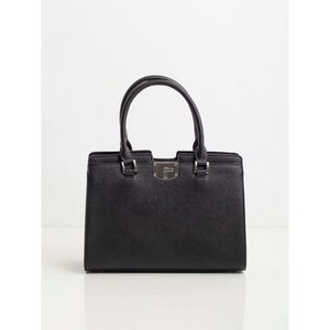 Black purse with a detachable strap vyobraziť