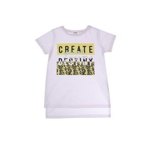 Trendyol White Printed Girl Knitted T-Shirt vyobraziť