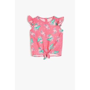 Koton Pink Patterned Blouse for Baby Girl vyobraziť