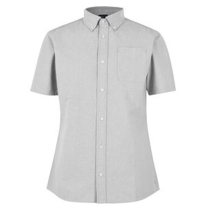 Firetrap Short Sleeve Oxford Shirt Mens vyobraziť