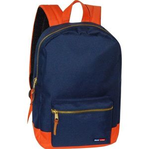 Semiline Unisex's Backpack 3269-7 Navy Blue vyobraziť