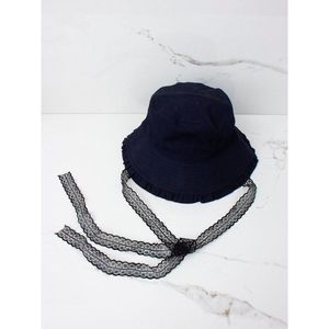 Summer hat for girls in navy blue vyobraziť