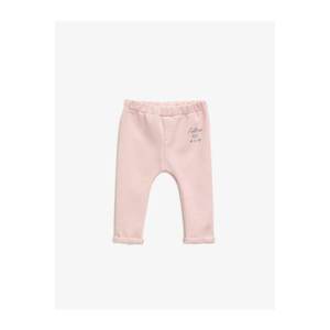 Koton Baby Girl Pink Sweatpants vyobraziť