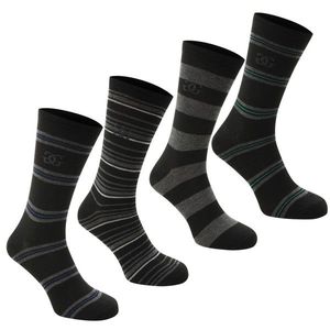 Giorgio 4 Pack Striped Socks Junior vyobraziť