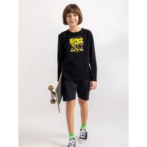 Volcano Man's Regular Silhouette Long Sleeve T-Shirt L-Pixel Junior B17471-S21 vyobraziť