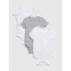 GAP Baby body print short sleeve bodysuit, 3ks vyobraziť