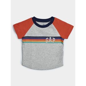 Baby tričko GAP Logo arch raglan tee vyobraziť