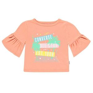 Converse Ruffle T-Shirt Junior Girls vyobraziť