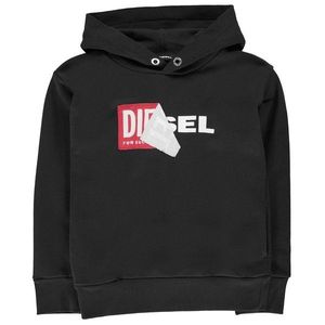 Diesel Salby Peel Hooded Logo Sweatshirt vyobraziť
