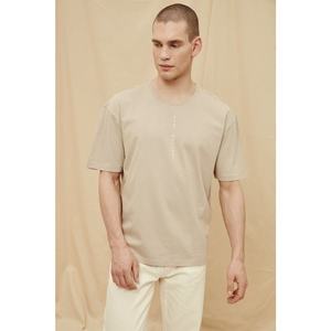 Trendyol Stone Male 100% Organic Cotton T-Shirt vyobraziť