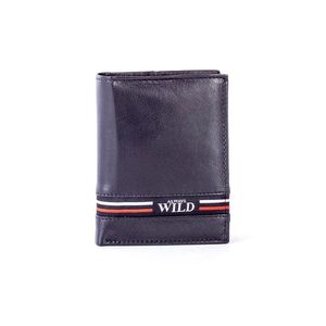 Leather wallet with a black colored module vyobraziť