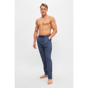 Trendyol Navy Blue Anchor Pattern Woven Pajama Bottom vyobraziť