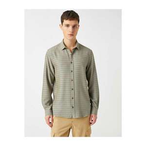 Koton Men's Green Long Sleeve Shirt vyobraziť
