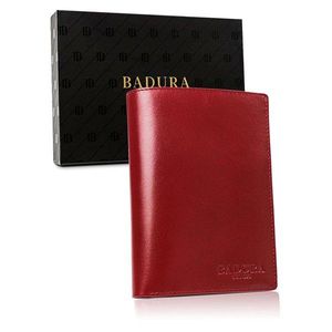 BADURA Red vertical men´s wallet vyobraziť