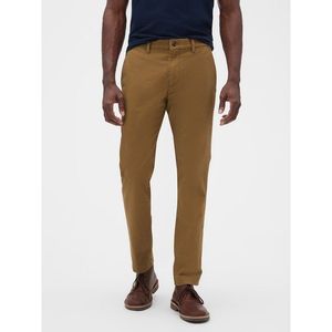GAP Kalhoty v-essential khaki skinny fit vyobraziť