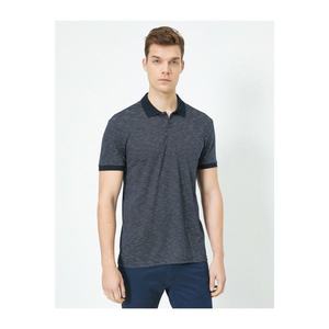 Koton Men's Navy Polo Neck Short Sleeve T-shirt vyobraziť