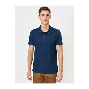 Koton Men's Navy Polo Neck T-shirt vyobraziť