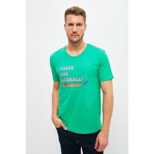 Trendyol Green Men's T-Shirt vyobraziť