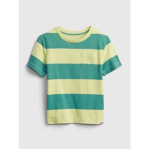 GAP Dětské tričko 100% organic cotton mix and match stripe t-shirt vyobraziť