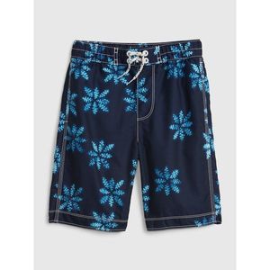 GAP Dětské plavky recycled print board shorts vyobraziť