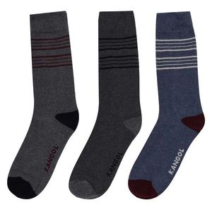 Kangol Formal Socks 3 Pack Mens vyobraziť