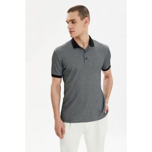 Trendyol Gray Men's Regular Fit Short Sleeve Polo Neck T-shirt vyobraziť