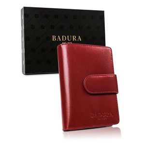 BADURA Red men´s leather wallet vyobraziť