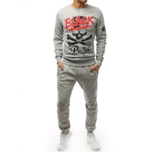 Light gray men's tracksuit (ax0113) vyobraziť