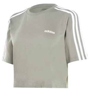 Adidas 3S Crop T Shirt Womens vyobraziť
