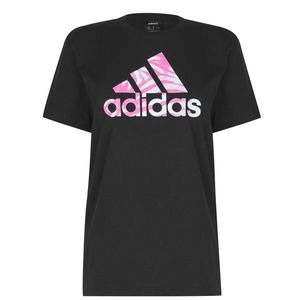 Adidas Zebra Logo T Shirt Womens vyobraziť