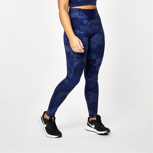 USA Pro X Courtney Black Sports Power Camo Leggings vyobraziť