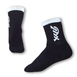 Styx classic black socks with white inscription (H223) vyobraziť