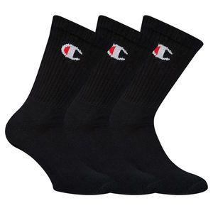 3PACK socks Champion black (Y08QG) vyobraziť