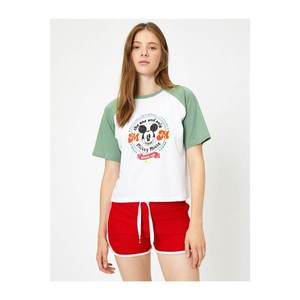 Koton Mickey Mouse Licensed Printed T-shirt vyobraziť