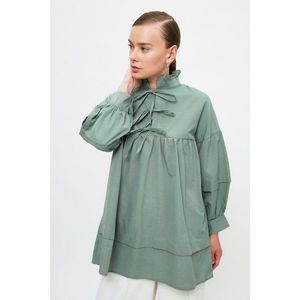 Trendyol Green Baglama Detailed Tunic vyobraziť