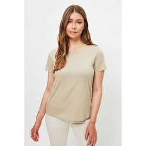 Trendyol Stone 100% Organic Cotton Basic Knitted T-Shirt vyobraziť