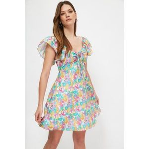 Trendyol Multicolored Backless Dress vyobraziť