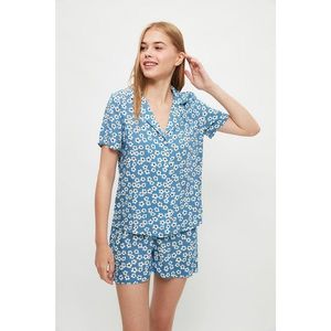 Trendyol Floral Pattern Woven Pajamas Set vyobraziť